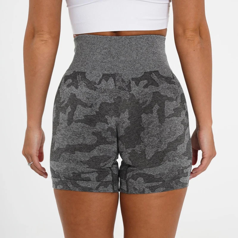 Seamless Workout Gym Leggings Women Camouflage Yoga Pant High Waist Scrunch Butt Fitness Tights 10 Colors XS Sportswear