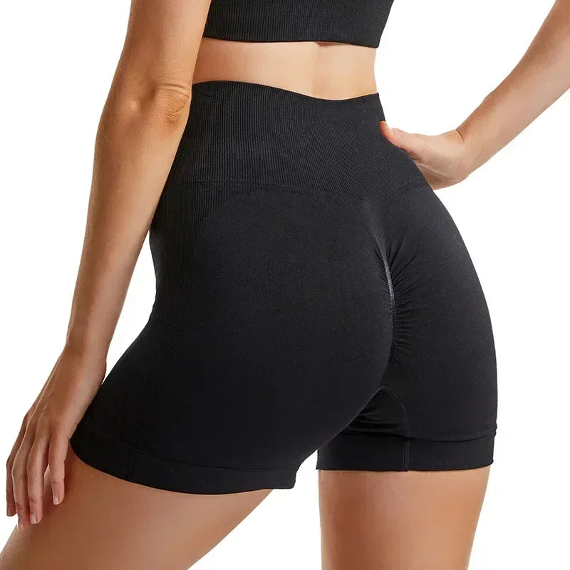 Sports Bra and Shorts Set Women Deep U-neck Push Up Gym Jogging Yoga Fitness Shockproof Vest Crop Tops Female Sport Bras Set for Women