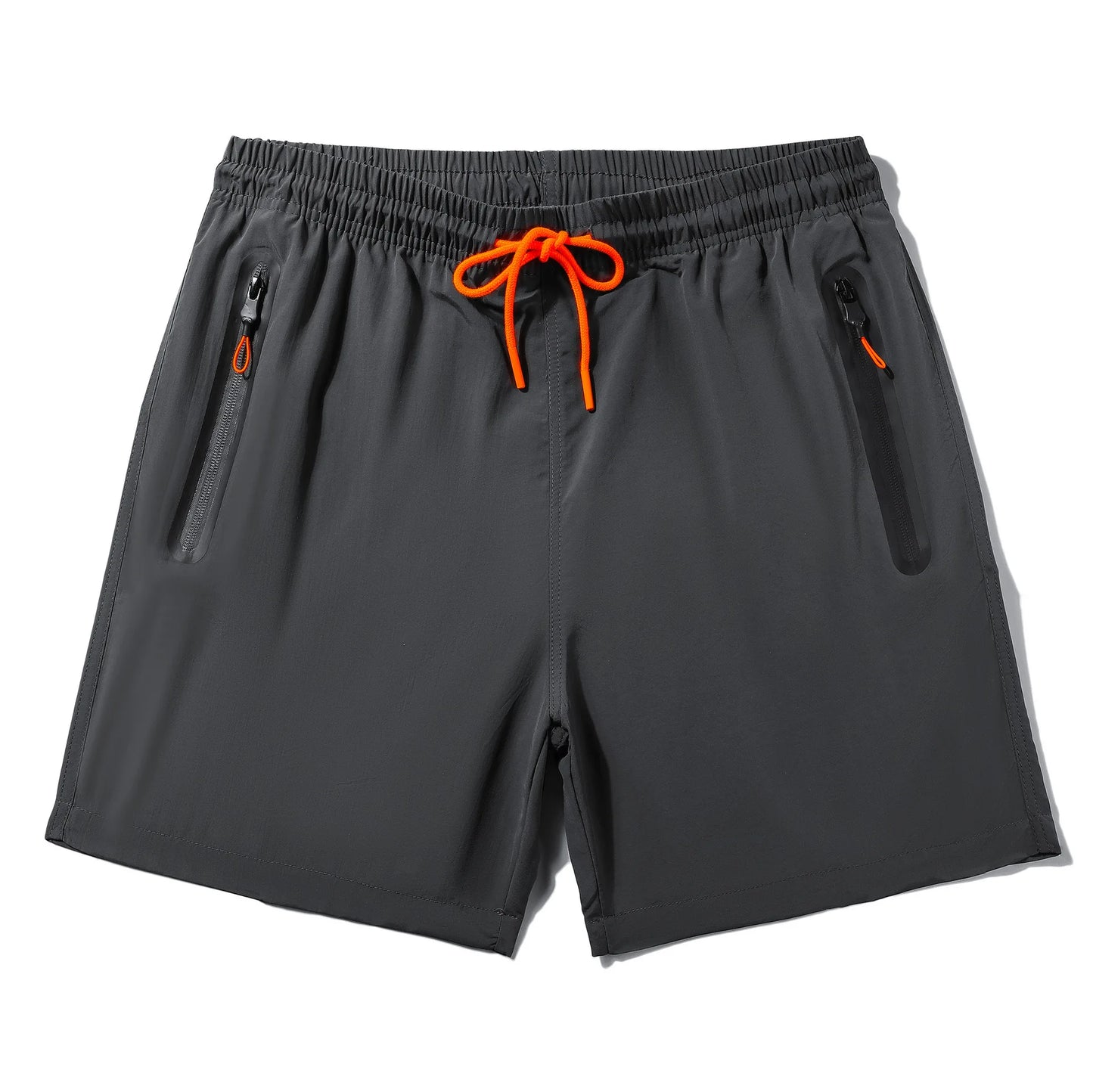 (S-3XL)Mens Quick-Dry Waterproof Surf Trunks - 5" Breathable Swim Shorts with Zipper Pockets Lightweight Nylon Beach Shorts