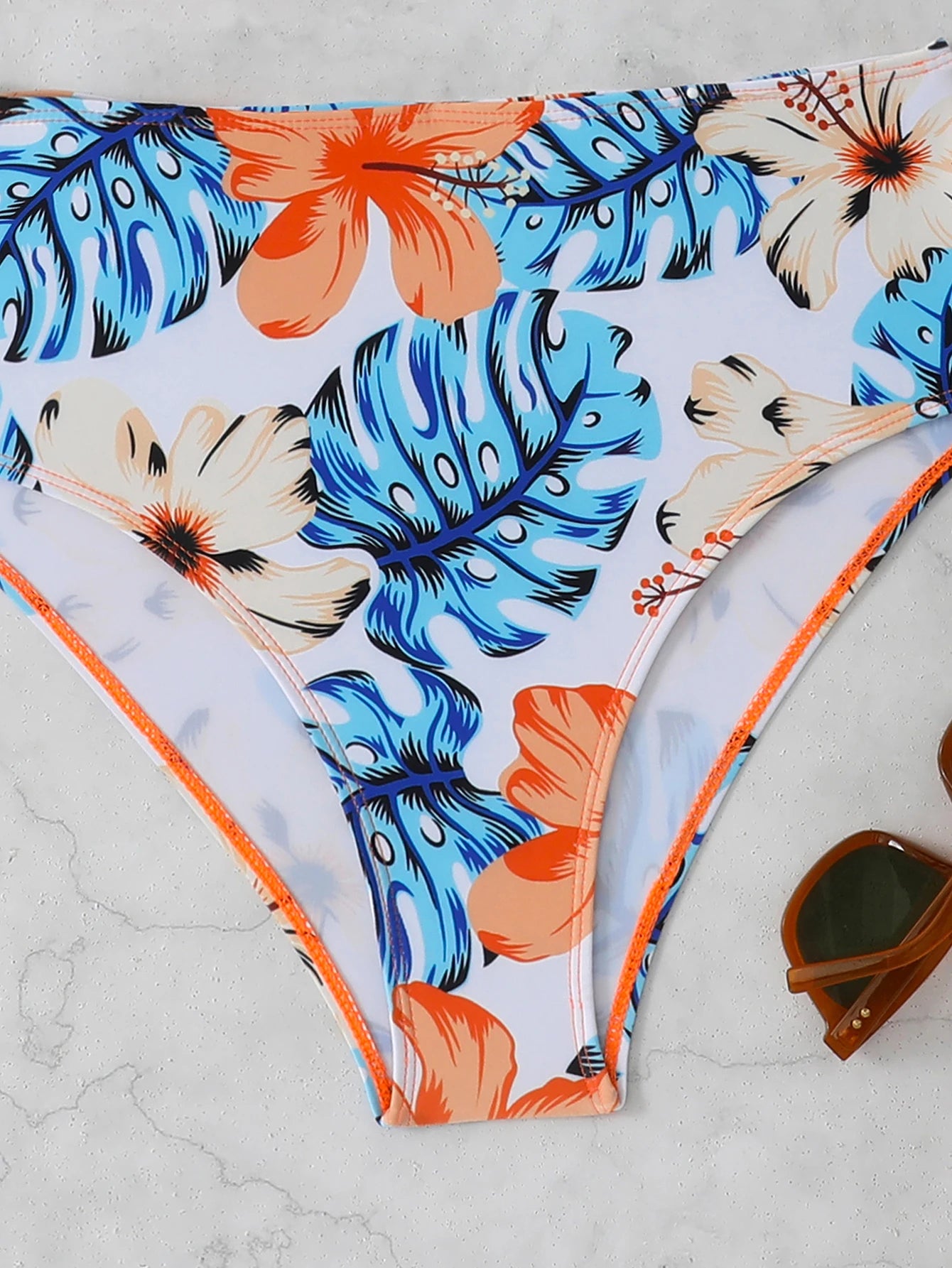 High Waist Swimsuit Bikini Women Printed Swimwear Female Bathers Swimming Bathing Swim Suit Summer Beachwear
