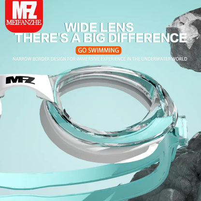 Small Frame Waterproof Anti-fog Adjustable Swimming Goggles for Men and Women