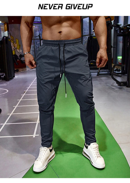 Pencil Pants Mens Gym Casual Sweatpants Pant Fishing Breathable Quick-Drying Ice Silk Outdoor Sports Cycling Jogging Training
