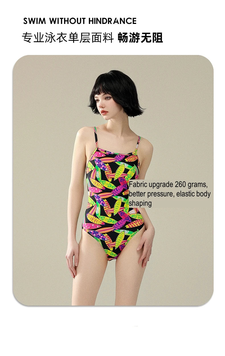 Multicolours Bunny Bum Women Swimwear One Piece Professional Swimsuits