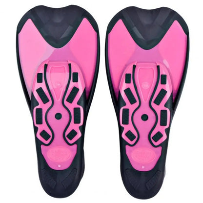 Diving Fins Swimming Training Fins Professional Snorkeling Flippers Short Blade Flippers Leg Strength Building Swimming Flippers