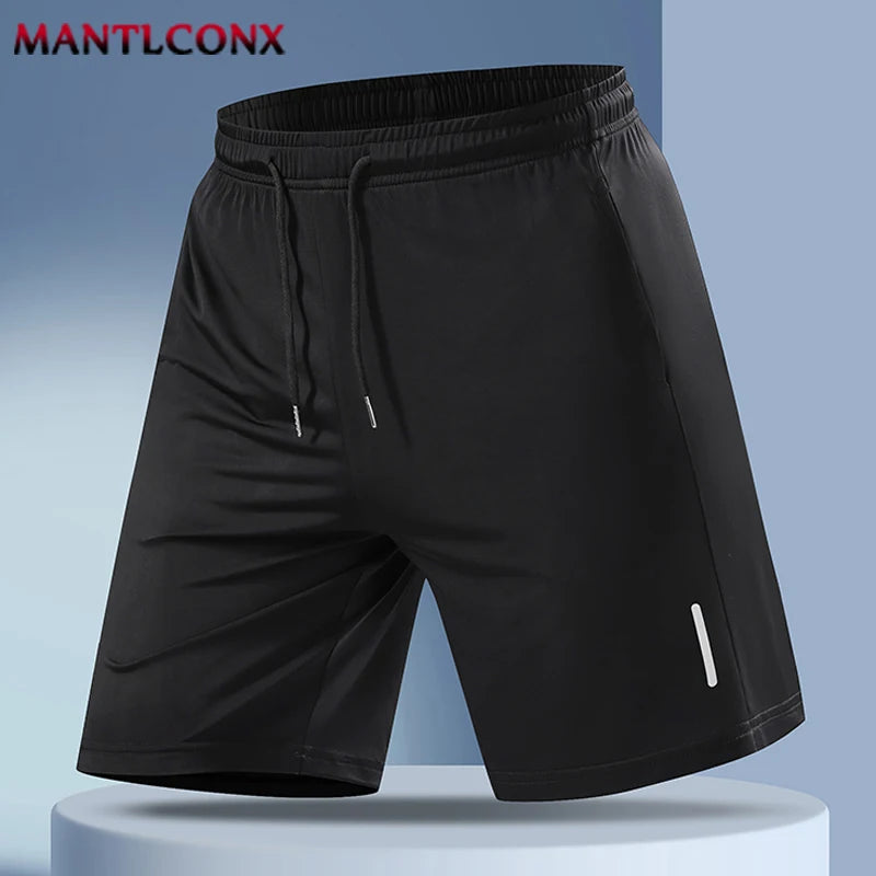 Summer Training Shorts Fitness Drawstring Gym Shorts Men Lightweight Quick Dry Short Sweatpants Man Workout Bottoms Running Wear