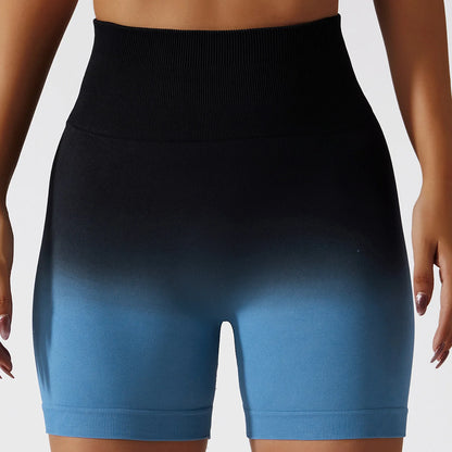Summer Seamless High Waist Yoga Shorts Butt Lift Cycling Shorts Gym Shorts Women Pants Breathable Tie-dye Sports Leggings Women