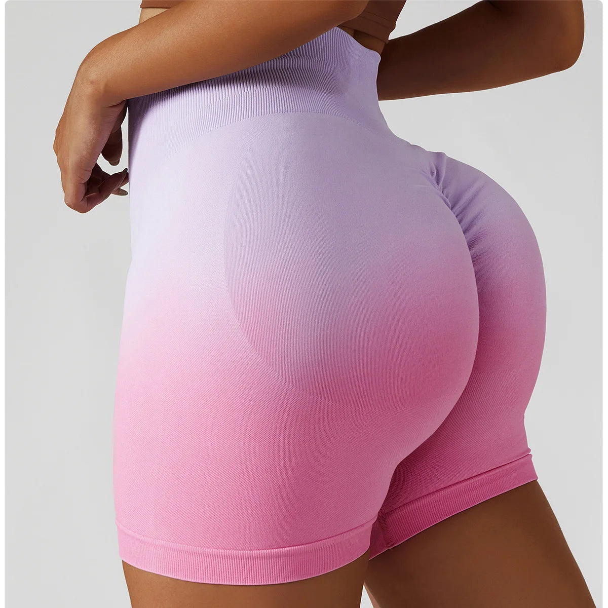Summer Seamless High Waist Yoga Shorts Butt Lift Cycling Shorts Gym Shorts Women Pants Breathable Tie-dye Sports Leggings Women