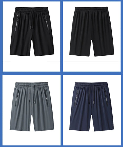 Plus Size 8XL 9XL Bermuda Masculina Summer Quick-drying Ice Silk Beach Shorts Men Gym Joggers Running Basketball Shorts Clothing