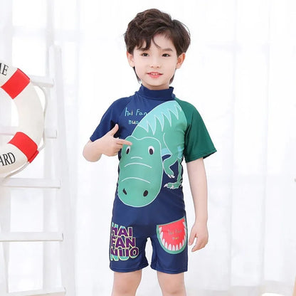 2-10Years Girl Swimwear Swimsuits UV Protective Long Sleeve Children Swimsuits Sport