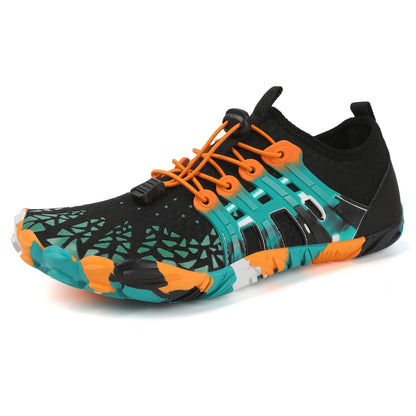 Camouflage Fitness Running Watershoes Men's and Women's Colorful Quick Drying Barefoot  Diving Water Surfing Beach Water Shoes