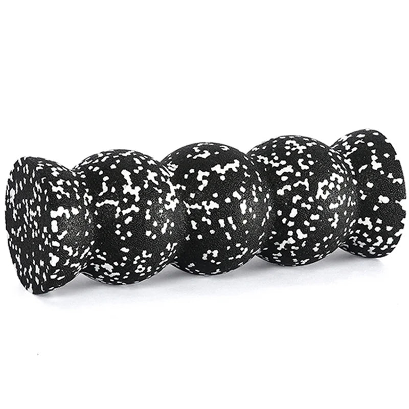Yoga Foam Roller Wavy-shape EPP Fitness Massage Roller for Trigger Point Therapy Myofascial Release Neck Back Leg Pain Relief