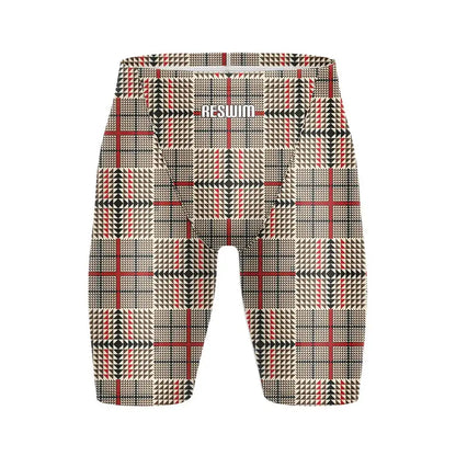 Swim Boxer Summer Men's Printing Swim Jammer Swimsuit Beach Tights Shorts Swimming Trunks Quick Dry Swimwear Chlorine Resistant Surf Pants