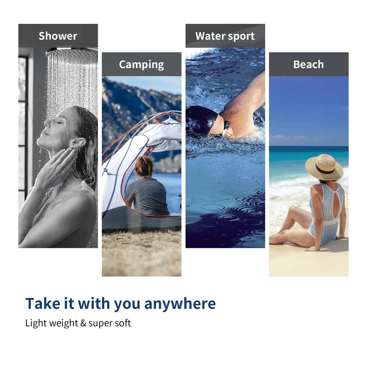 Hawaiian style bathroom adult soft bath towel sauna large beach towel modern fitness towel hotel women's shower quick drying