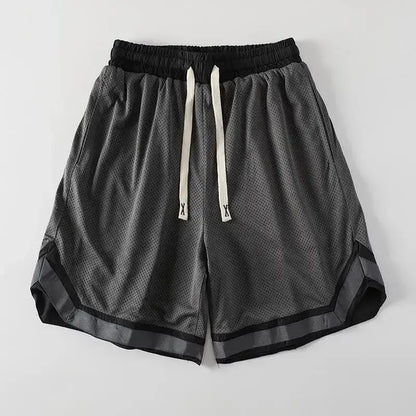 Mesh Quick Dry Training Male Short Pants Basketball Wide Loose Men's Shorts Sports Joggers Sweat Baggy