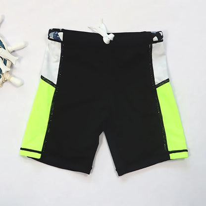 3 Pcs New Boy's Swimsuit Sun Protection UPF 50+ Long Sleeve Swimming Sunsuit with Hat Split Bathing Suits for Children