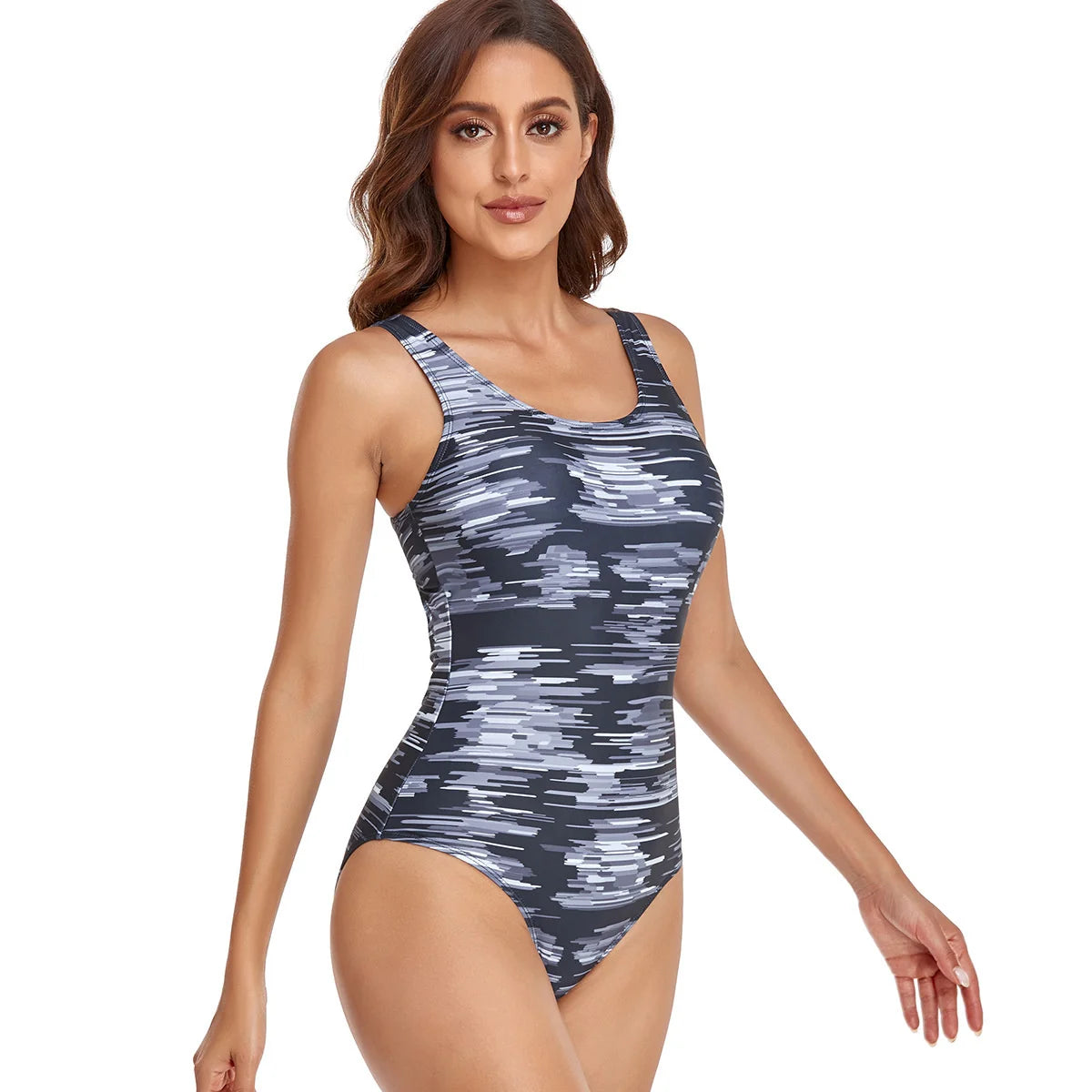 One Piece Large Swimsuits Closed Plus Size Swimwear Sports Female Body Bathing Suits For Pool Beach Women's Swimming Suit