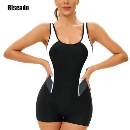 Women's One Piece Slimming Swimwear Beach Bathing Suit Indoor Pool Korea Swimsuit