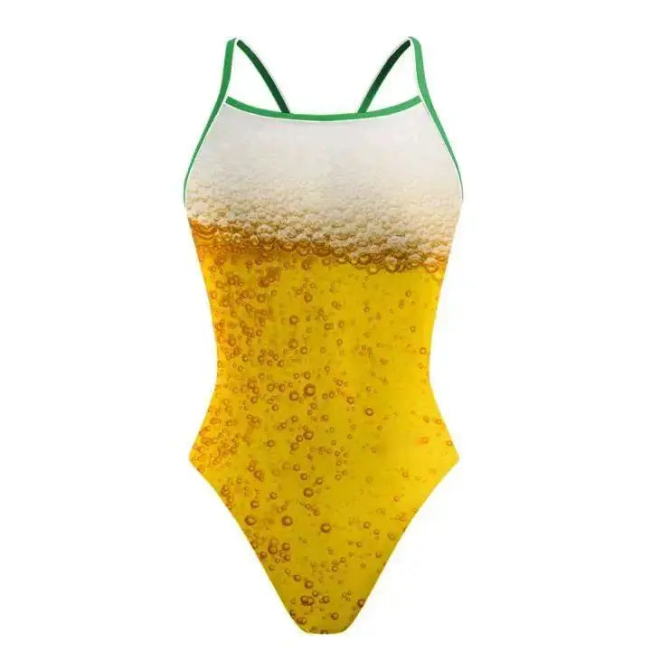 Women's One-Piece Swimsuit Backless Waist-Cinching Speed Swimming Suit Professional Training Competition Swimsuit