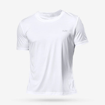 Mens Short Sleeve Sport t Shirt Quick Dry Running t-Shirt Breathable Fitness Shirt Top Ice Silk Gym Football Jerseys Man Clothes