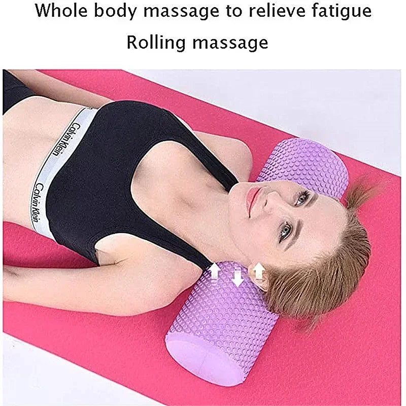 Yoga Foam Roller High-density EVA Muscle Roller Column Self Massage Tool for Pilates Yoga Fitness Gym Equipment 30/45CM