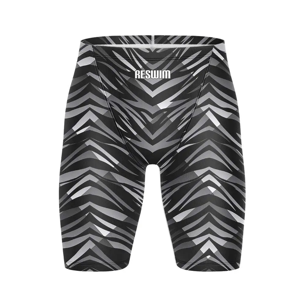 Summer Men's Printing Swim Jammer Shorts Athletic Training Swimsuit Beach Swimming Trunks Swimwear Lycra Tights Surfing Shorts
