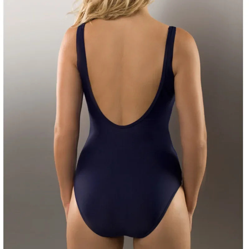 Floral One-Piece Large Size Swimwear Push Up Women's Swimsuit Closed Female Body Bathing Suit Pool Beach Wear