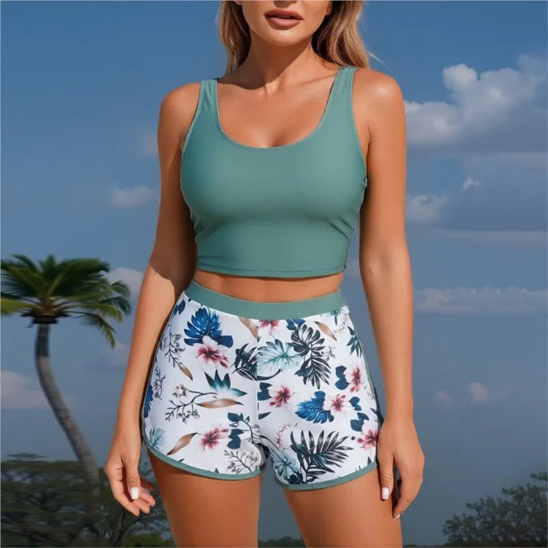 Swimwear Women Swimsuit Tankini New Push Up Bikinis Set Brazilian Bathing Suit Beachwear Biquini Two Piece Suits