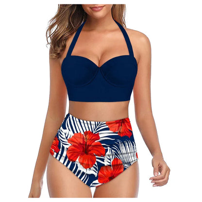 Swimsuits Push Up Bikini Female Swimwear Beach Wear High Waist Bikinis Women's Swimming Bathing Suit