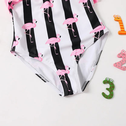 Girls Swimsuit Summer One Piece Bathing Suit Baby Swimwear Kids Girl Bikini Sets Children's Swimming Clothes Beachwear