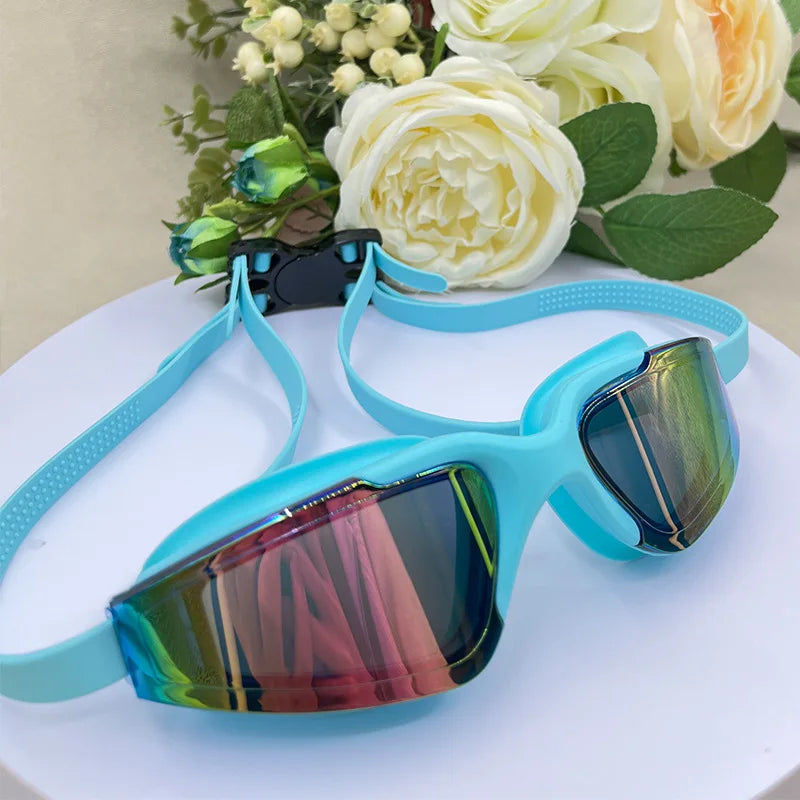 High-End Electroplating Anti-Fog Swimming Goggles For Men And Women HD Water Sports Swimming Goggles Swimming Supplies
