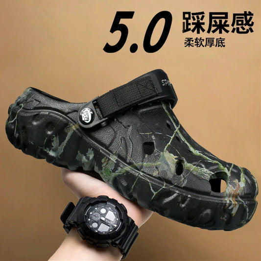 Flat Sandals Men Shoes Slippers Men Garden Platform Sandals Man Summer Sandals Male Sneakers Outdoor Flip Flops Home Clogs