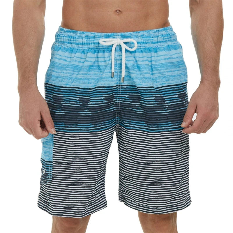 3D Print Casual Fashion Mens Beach Shorts Hawaii Vacation Swim Trunks For Men Floral Short Pants Board Shorts