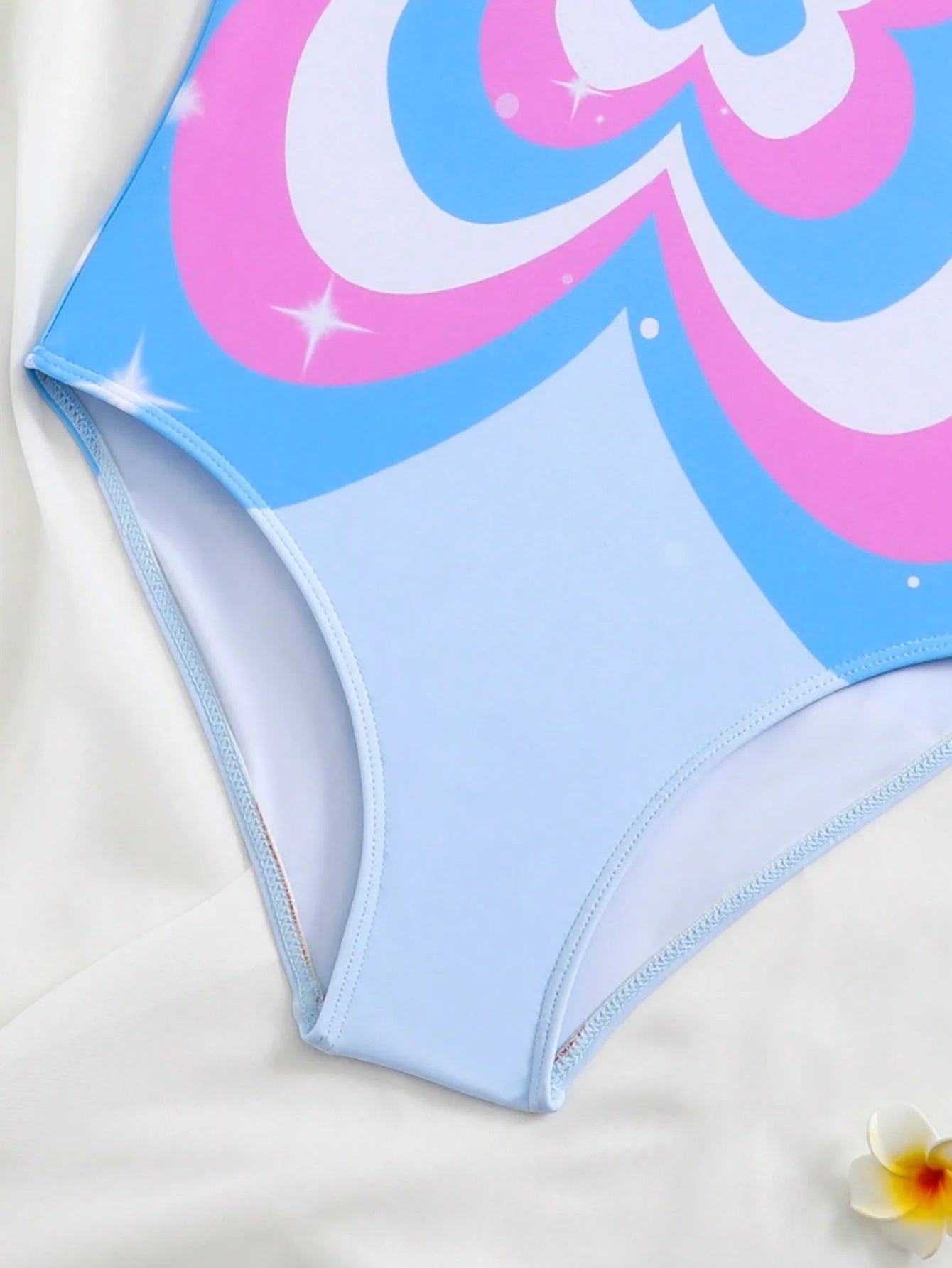 Blue Girls One Piece Swimsuit 7-12 Year Kids Swim Suit Teenage Children's Swimwear 2025 Butterfly Bathing Suits Beach Bodysuit