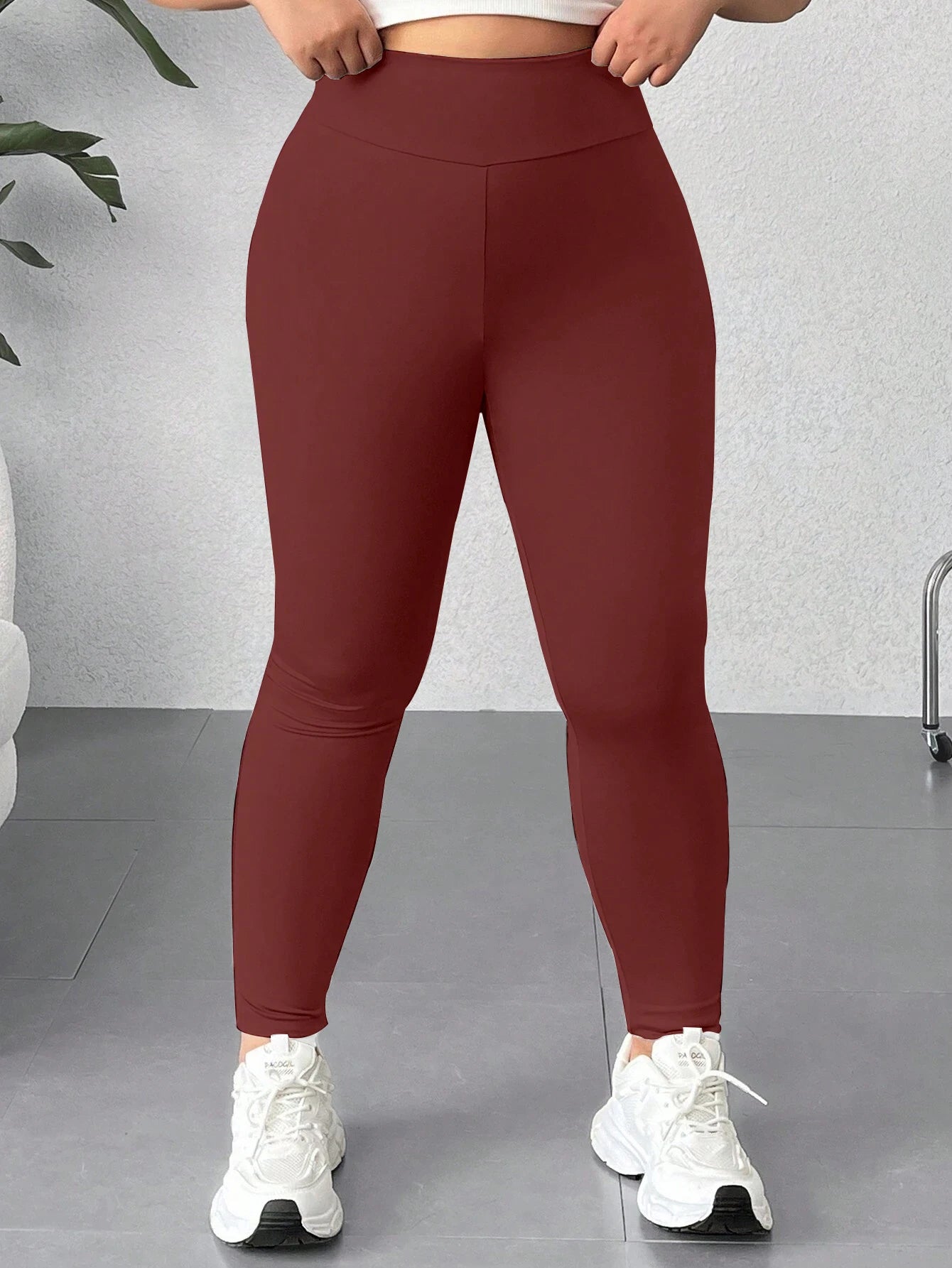 Plus Size  Extra Large Size Hot selling Fleece Tight and Warm Pants Winter Lamb Fleece Thick Elastic Bottom Pants for Women
