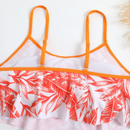 Ruffle Sports Bikini Set Two Piece Swimsuit Women With Shorts Swimwear Female Bathing Swimming Suit Beach Wear Summer