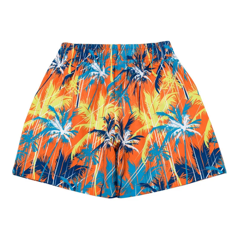 Children's Swimwear Boys Girls Two-Piece Coconut Beach Pants Baby Set Small Medium Large Kids Sun Protection Swimming Suit Gear