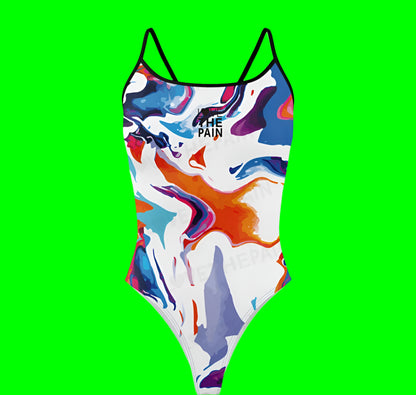 Love The Pain One Piece Swimsuit 2023 Women One-piece Athletic Swimwear Pro Training Race Swimwear Monokini Beach Bathing Suit
