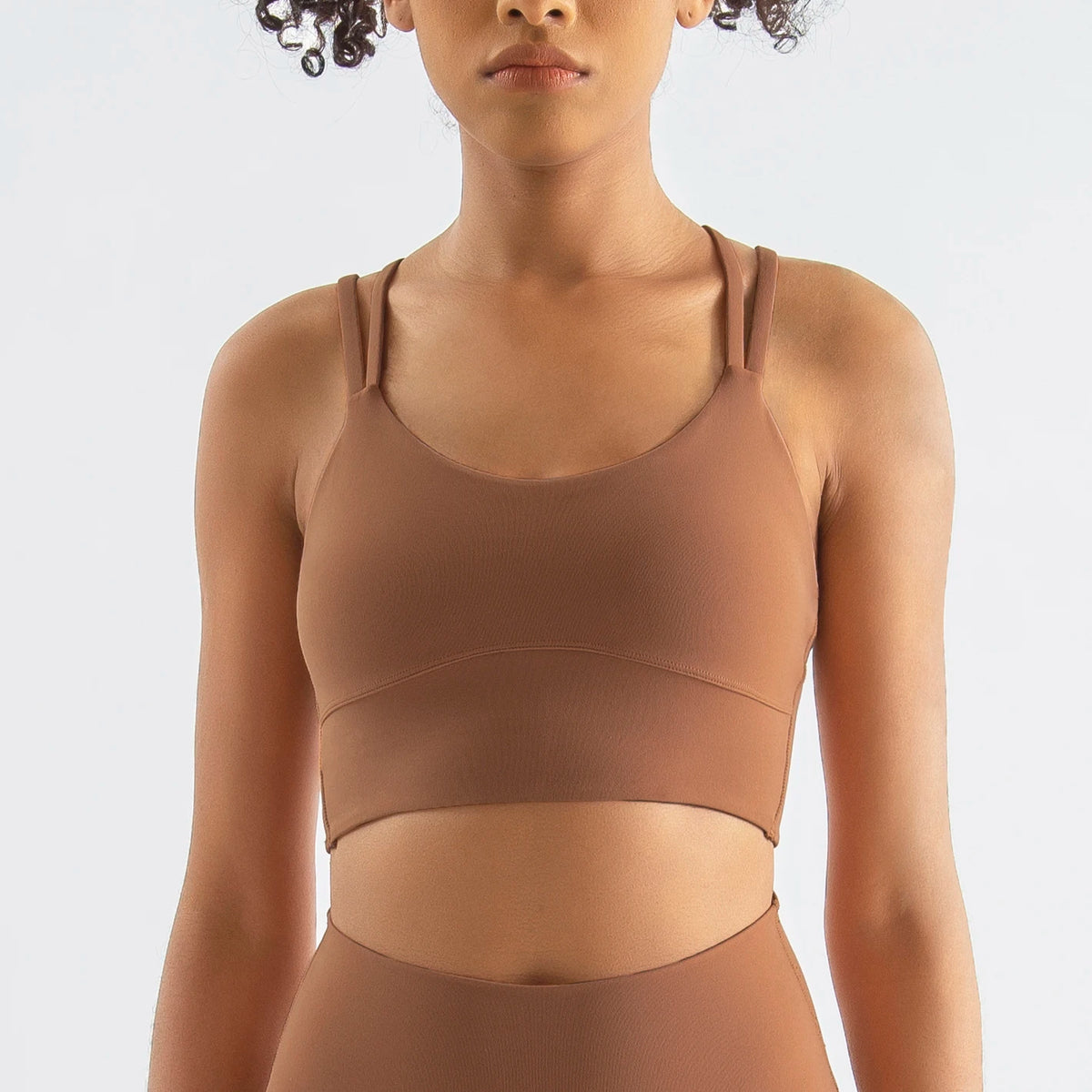 Nylon Top Women Sports Bra Yoga Gym Fitness Bras For Women Elastic Cross Back Women's Underwear Bralette
