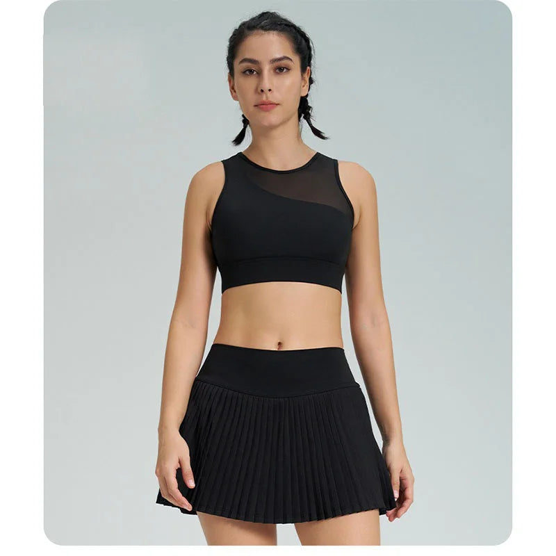 Pocket Pleated Tennis Skirt Tennis Skirt with Shorts Skirts High Waisted Golf Skirts Workout Athletic Skort Skorts