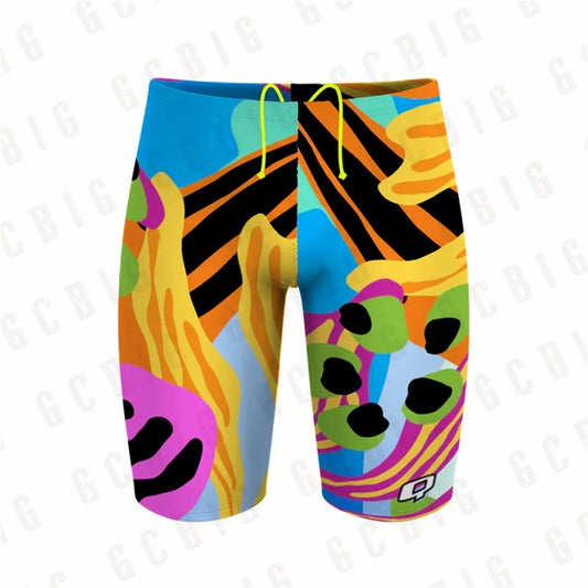 Mens Summer Trunks Swimwear Training Swim Shorts Trunks Swimsuits Boy Jammers Sports Surf Shorts Beach Volleyball Swimming Pants