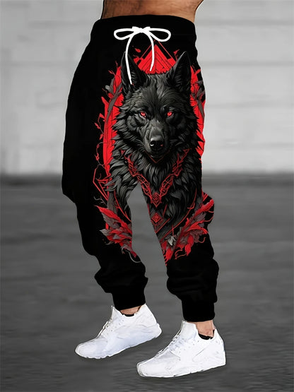 Men's Sports Pants Fashionable And Versatile Loose-fitting Sports Pants Spring And Autumn Casual Retro-style Sports Pants