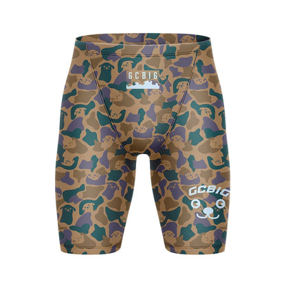 Mens Jammer Swimsuit Athletic Training Trunks Bathing Suit Durable Training Swimming Shorts Summer Surfing Diving Swimwear