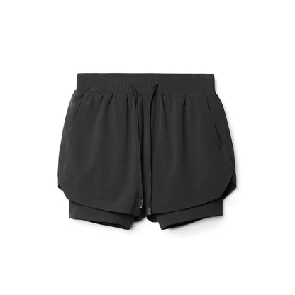 Running Shorts Male Gym Men's Shorts Crossfit 2 IN 1 Sport Shorts Homme Fitness Basketball Jogging Bodybuilding Short Pants