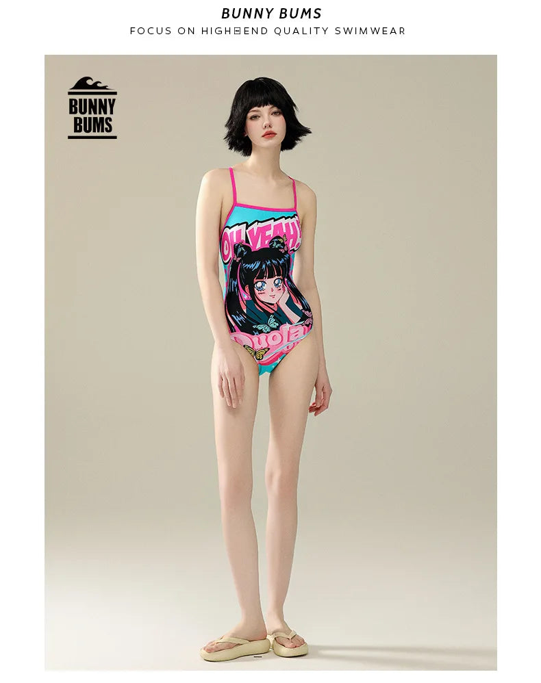 One-piece Racing Swimsuit Women Triangle Professional Training Swimming Pool Advanced Feeling Spa Swimwear