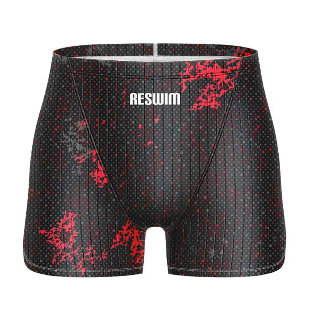 Men's Jammer Swimsuit Swimming Trunks Swim Short Beach Tights Shorts Summer Quick Dry Pants Swimwear Sports Surfing Pants