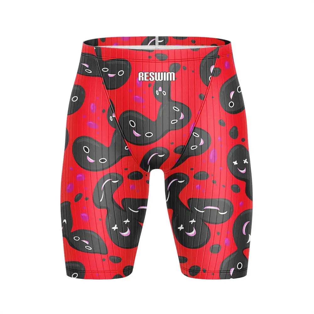 Men's Swim Trunks Jammer Surfing Shorts Athletic Competition Training Swimsuit Durable Chlorine Resistant Endurance Beach Trunks