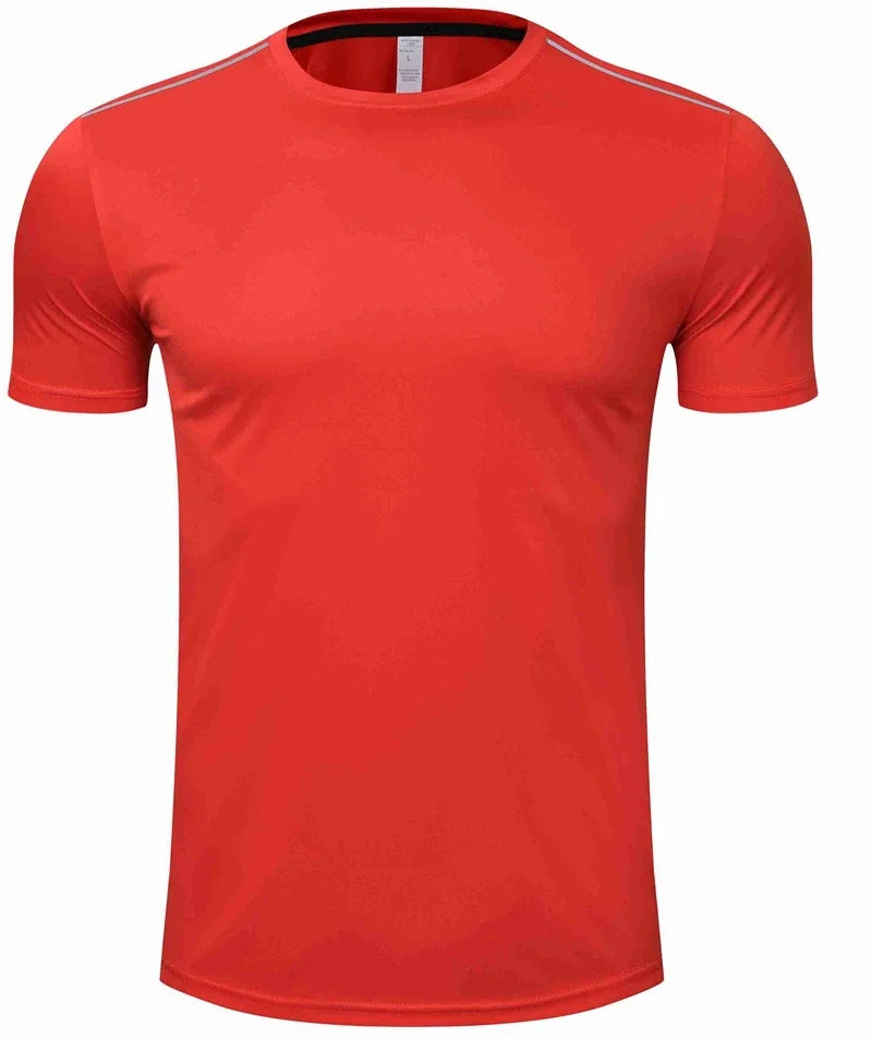 High quality spandex Men Women Kids Running T Shirt Quick Dry Fitness Shirt Training exercise Clothes Gym Sports Shirts Tops