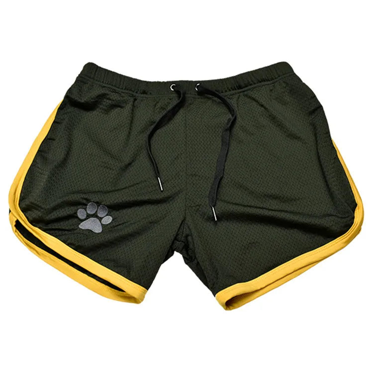 Training Exercise Shorts Solid Fitness Territory Sports Swimming Shorts Men Running Gym Quick-Drying Tie Plus Size Sportwear