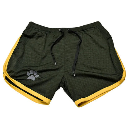 Training Exercise Shorts Solid Fitness Territory Sports Swimming Shorts Men Running Gym Quick-Drying Tie Plus Size Sportwear