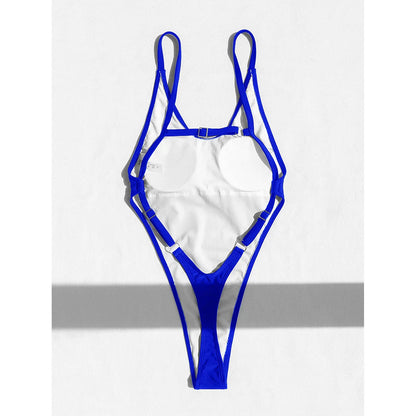XS -L High Leg Monokini Extreme String Mini Micro Thong One Piece Swimsuit Women Swimwear Female Bather Bathing Suit